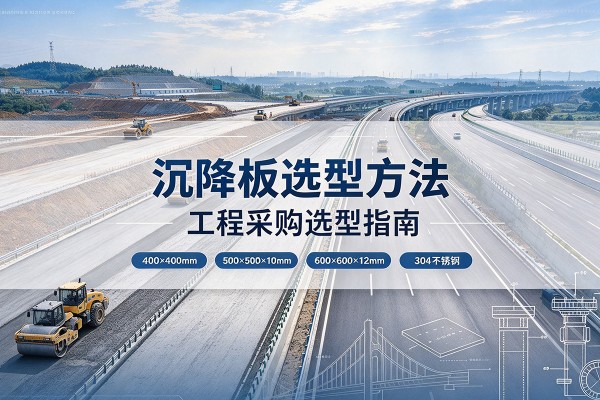 椒江沉降板选择方法
