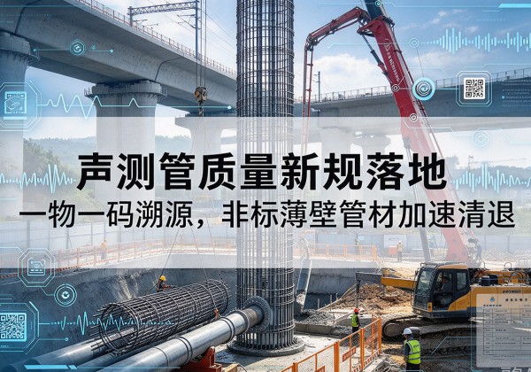 椒江声测管质量新规落地，一物一码溯源，非标薄壁管材加速清退